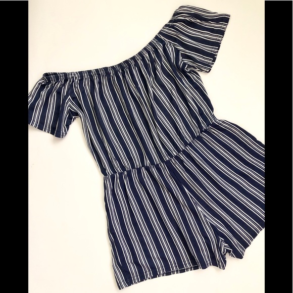 Boohoo Pants - [Boohoo] Striped Romper